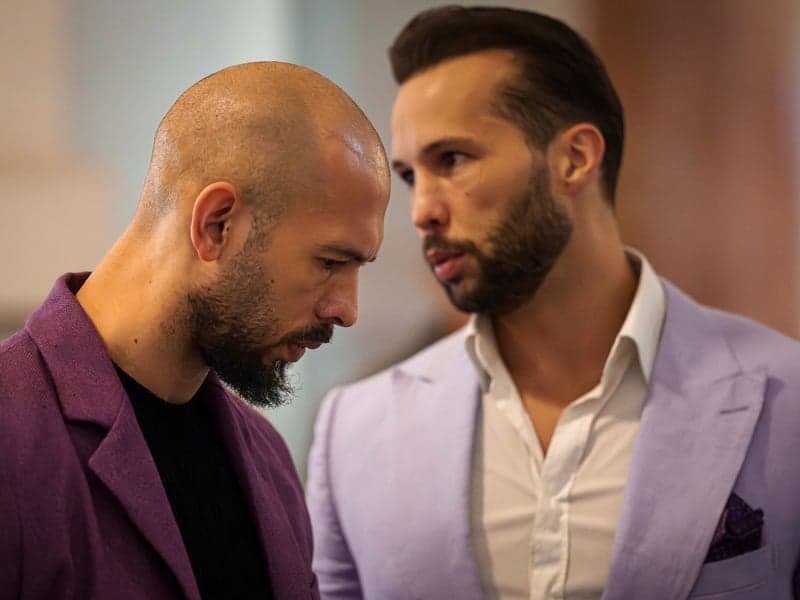 Either Tate brother arrested by...?